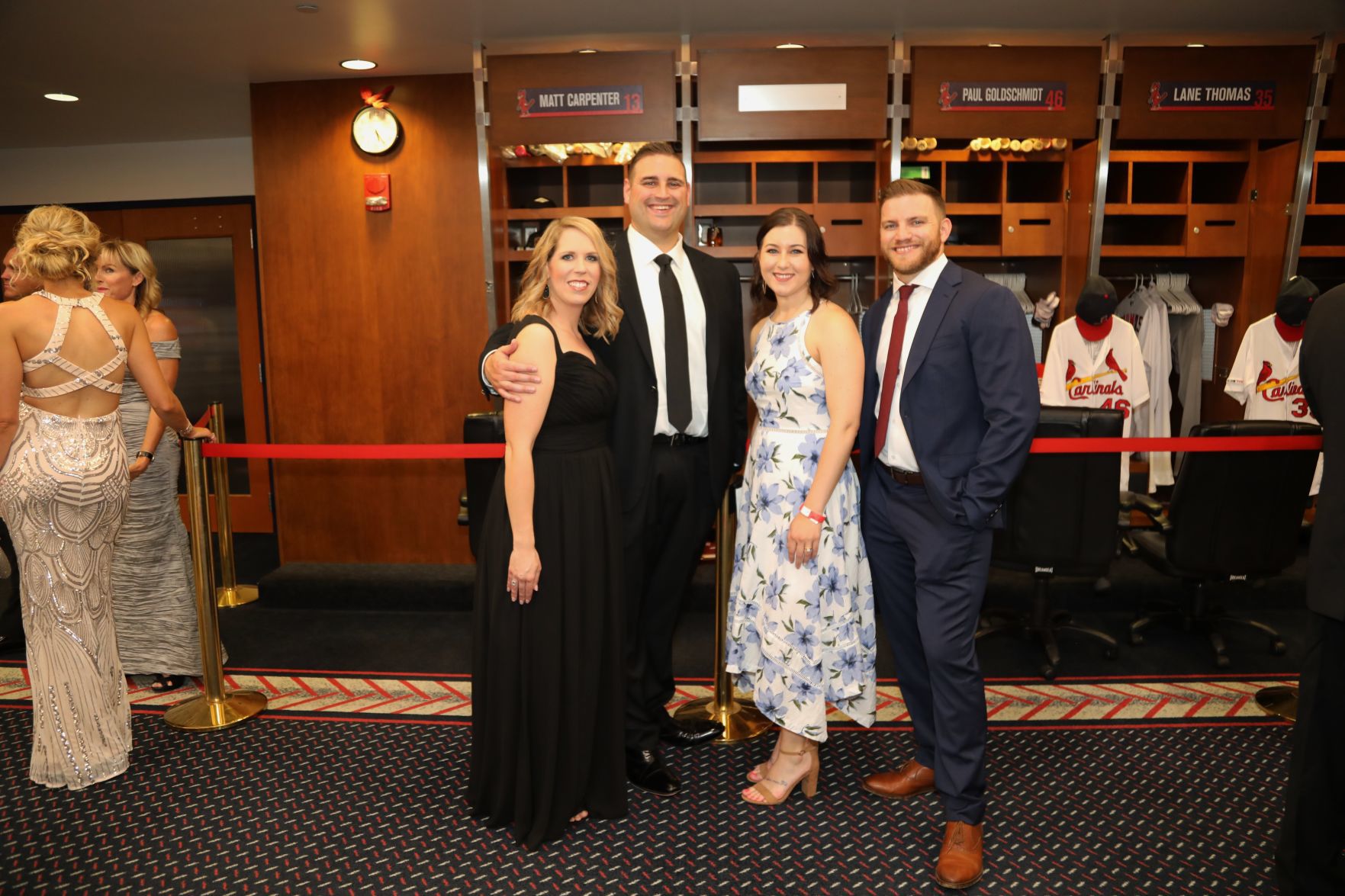 Emily and David Sampl, Becky and Austia Otwell